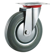 RUOTA PER CARRELLI ART. 80 ÃE¸ mm 200 - piastra mm 135 x 110 - capacitÃE kg 120  - UNIKO
