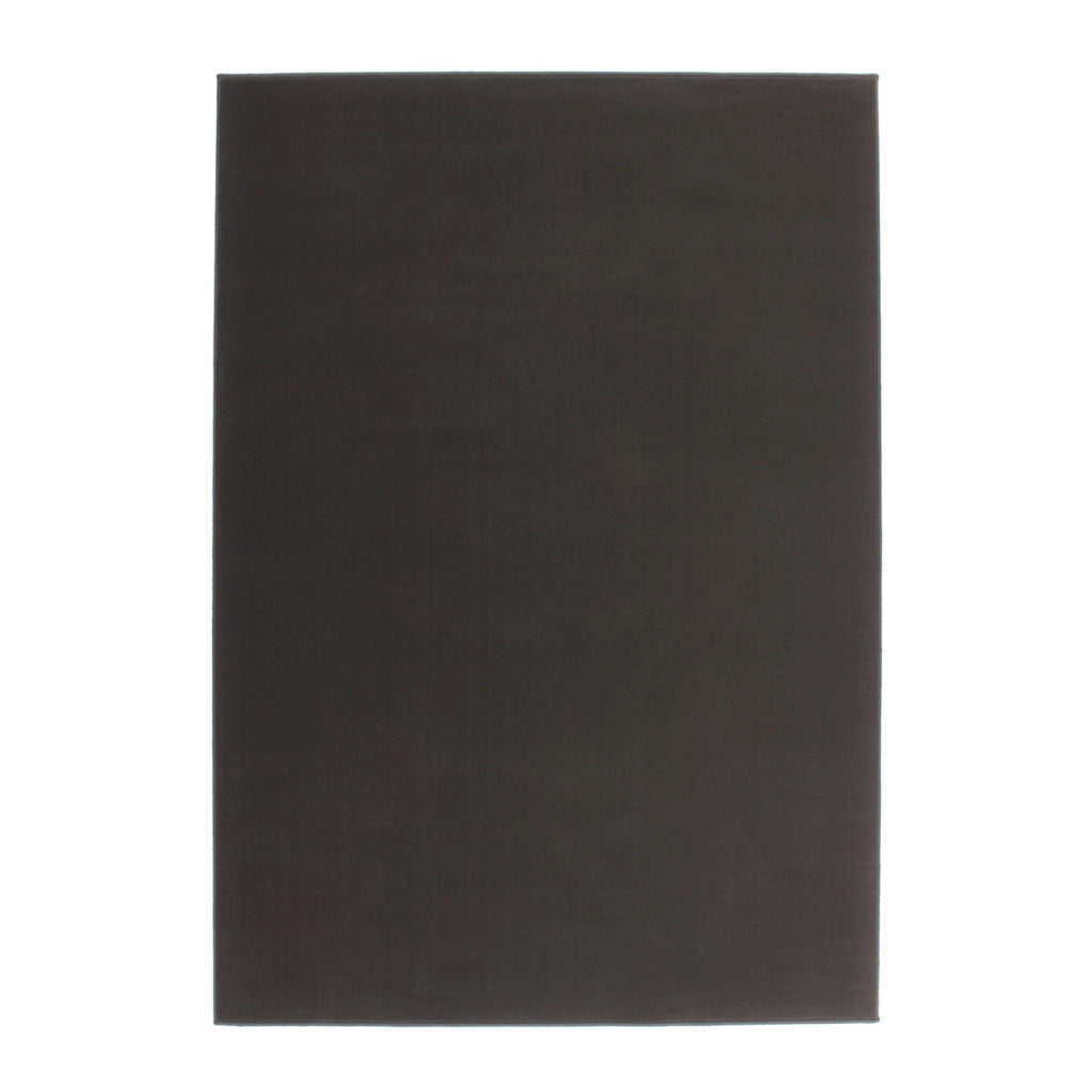 Tappeto a pelo corto Delia 485 in antracite 80x150 cm