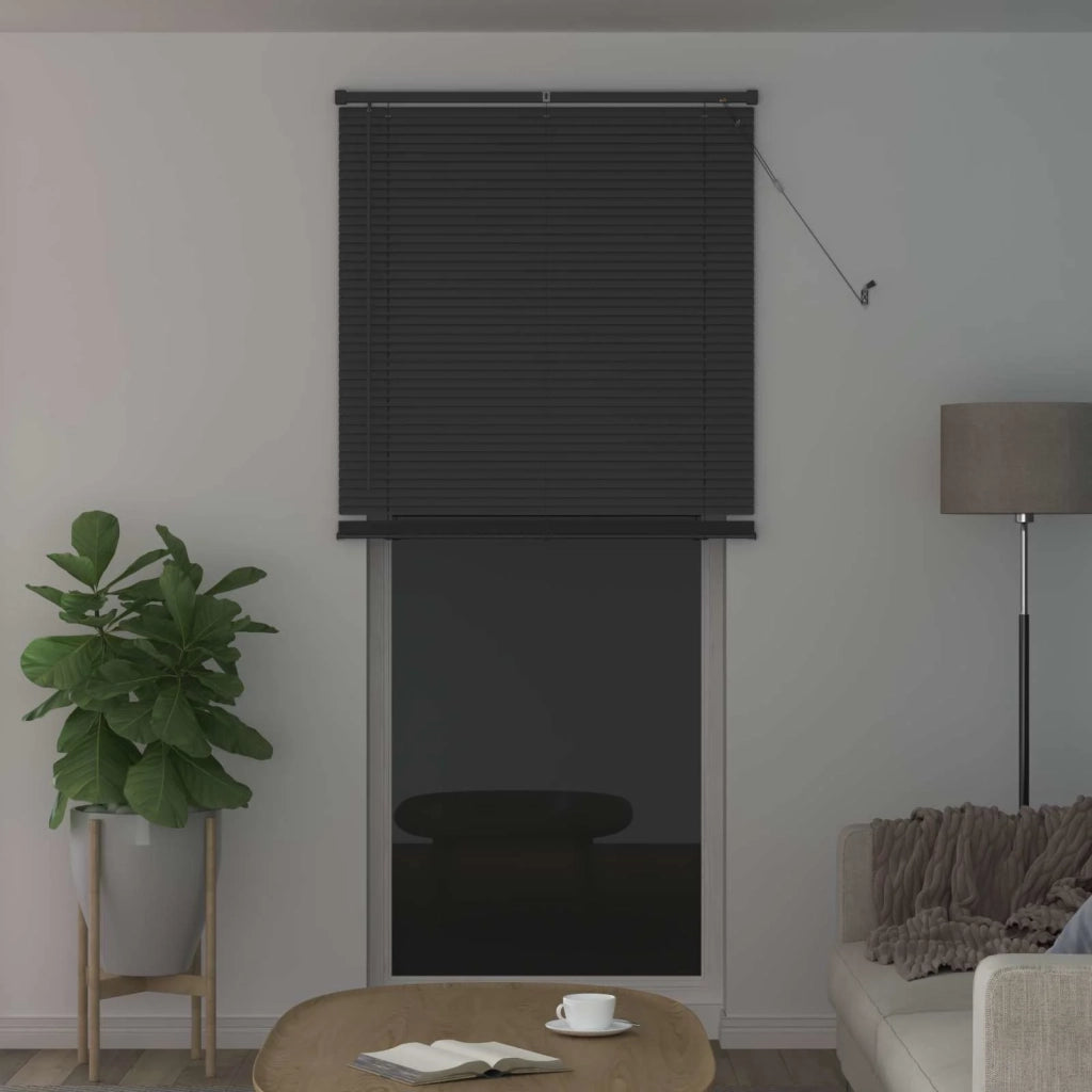 Tenda Veneziana | Tenda a lamelle Grigio Argento 213 x 70 cm 25 mm PVC