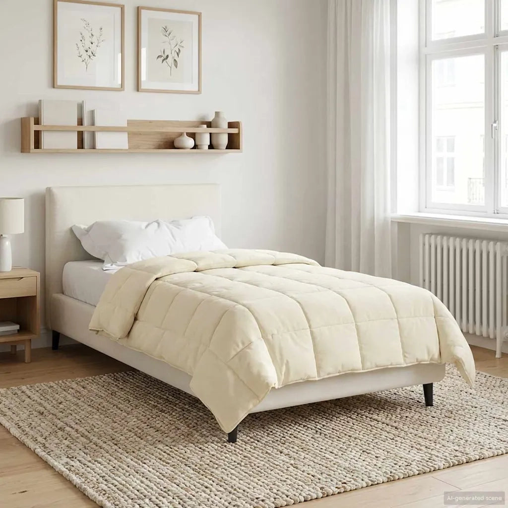Piumone Completo Annuale Trapuntato Crema 135 x 200 cm
