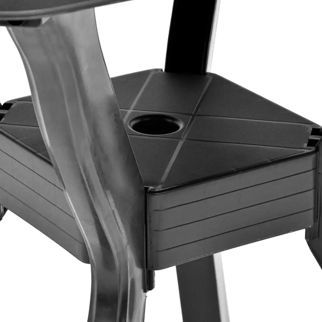 Tavolino da Giardino | Tavolo da Bistrot Antracite 70x70x72 cm in Plastica
