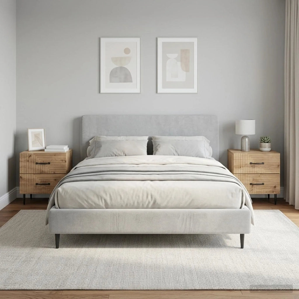 Armadio da Notte 2 pcs Rovere Artigianale 43 x 34,5 x 47,5 cm 894774