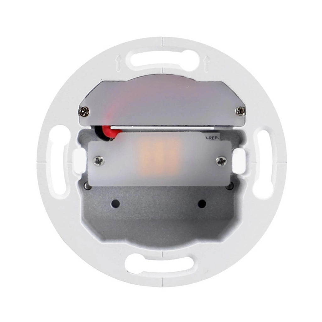 Faretto segnapassi LED incasso 4W 3000K dimmerabile luce per interni scale gradini ingresso Tondo Nero 230V