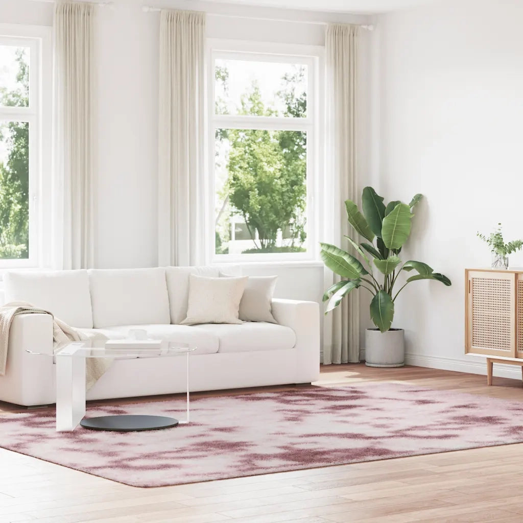 Tappeto del soggiorno | Tappeto Shaggy a Pelo Lungo NAVARRA Rosa Antico 240x340 cm