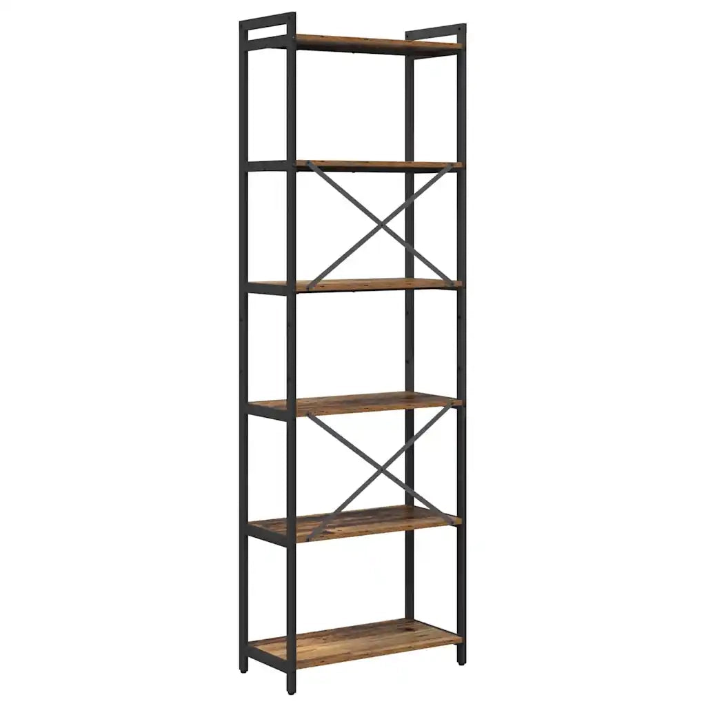 Libreria-Scaffale per Libri-Mobile di Stoccaggio Legno vecchio 40 x 30 x 85 cm Legno multistrato 136330