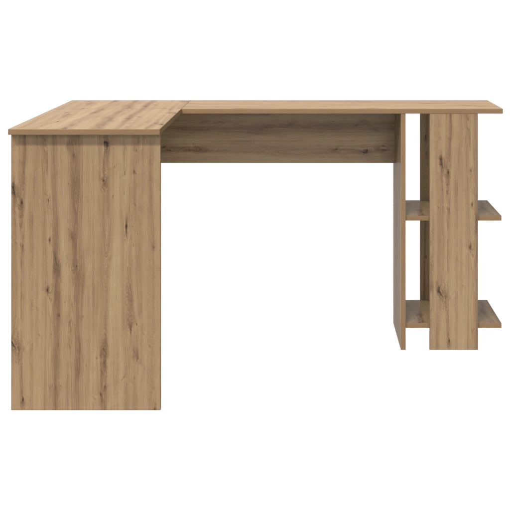 Scrivania Angolare in Rovere Artisanale Rovere Artisanale Truciolare