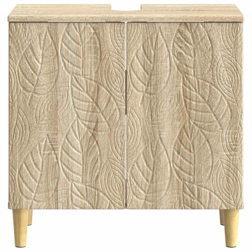Armadio per Lavabo da Bagno DELFT Rovere Sonoma 897007