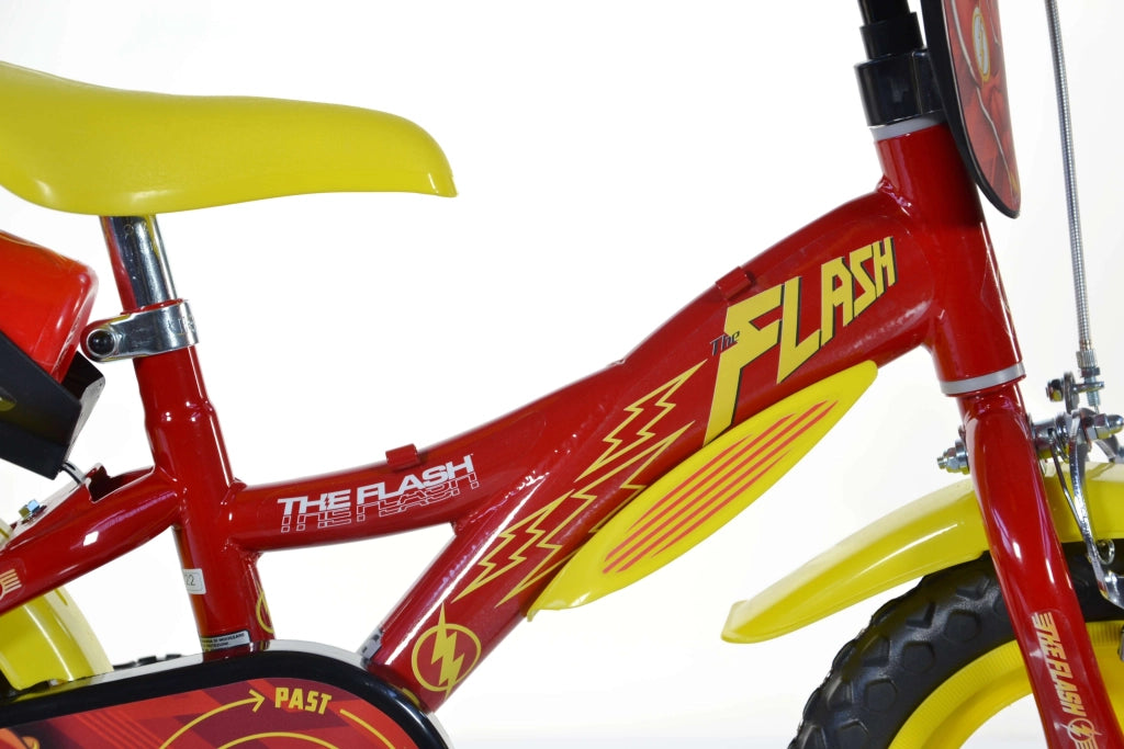 FLASH 12", bicicletta per bambini, bici bambino, adatta a bambini tra i 3 e i 5 anni, per altezza tra 85 e 105 cm, con b