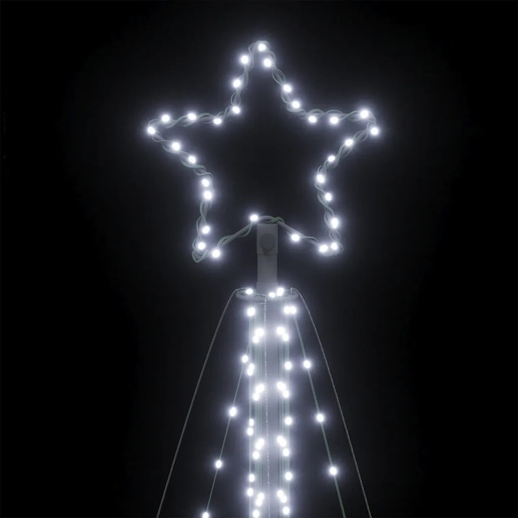 Albero di Natale a LED 570 LED Bianco Freddo 399 cm 4016441