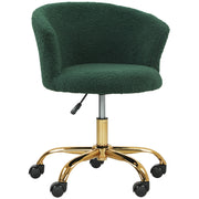 Sedia da ufficio ergonomica ¨C Zephmum ¨C Verde, regolabile in altezza, girevole