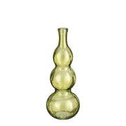Vaso Benito in vetro riciclato verde chiaro  45x17 cm