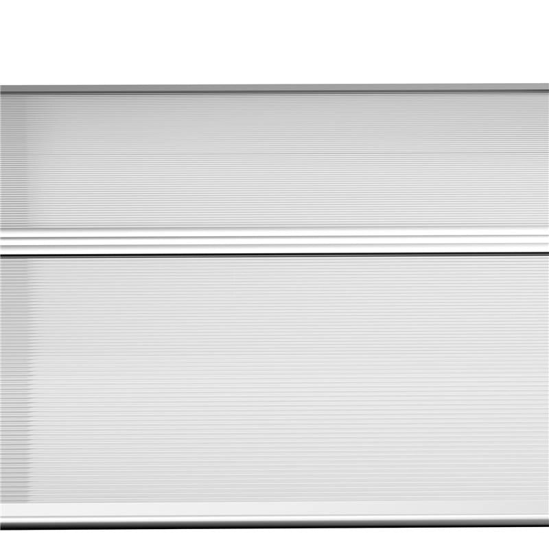 TETTOIA MODERNA IN POLICARBONATO, ALLUMINIO E PP PER BALCONI, FINESTRE E PORTE, 303X96X27 CM, NERA E TRASPARENTE