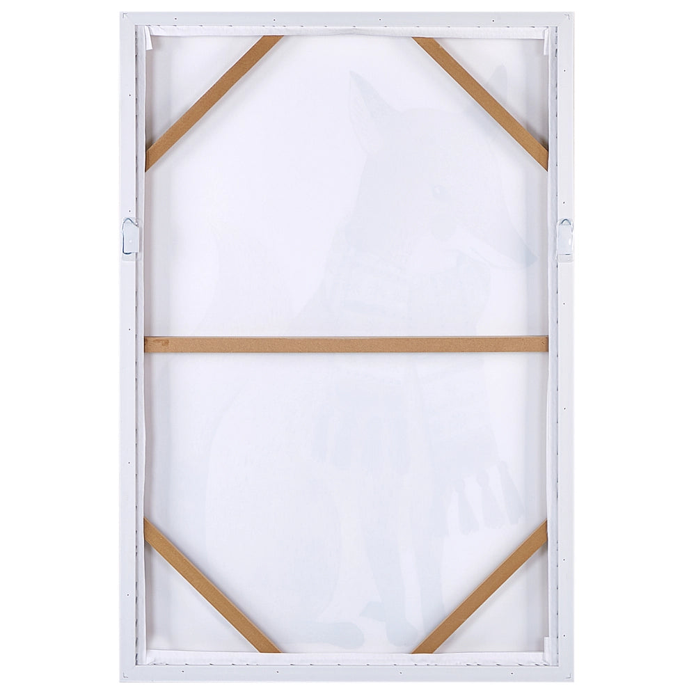 Stampa artistica su tela Multicolore 93 x 63 cm Glam Lady Poliestere e MDF Modern