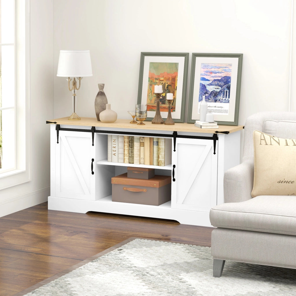 Armadio con ante scorrevoli ¨C zephmum ¨C bianco rovere 150x40x72 cm