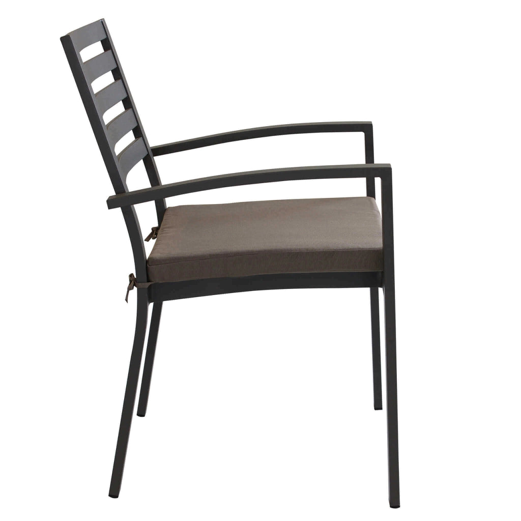 Poltrona da Giardino Impilabile in Alluminio cm 55 5x61x85 - DAVID
