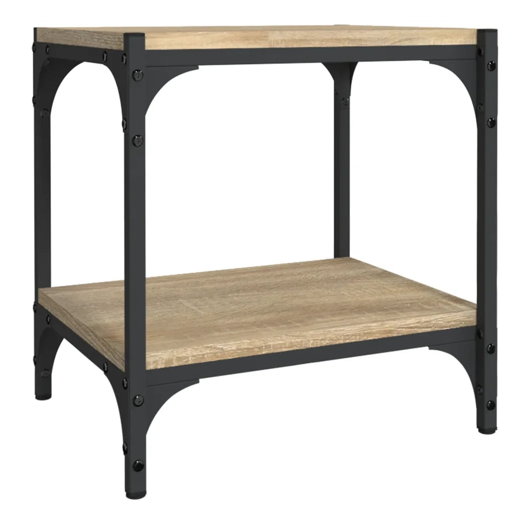 Mobile TV | Armadietto TV | Mobile Porta TV Rovere Sonoma 40x33x41 cm Legno Multistrato e Acciaio