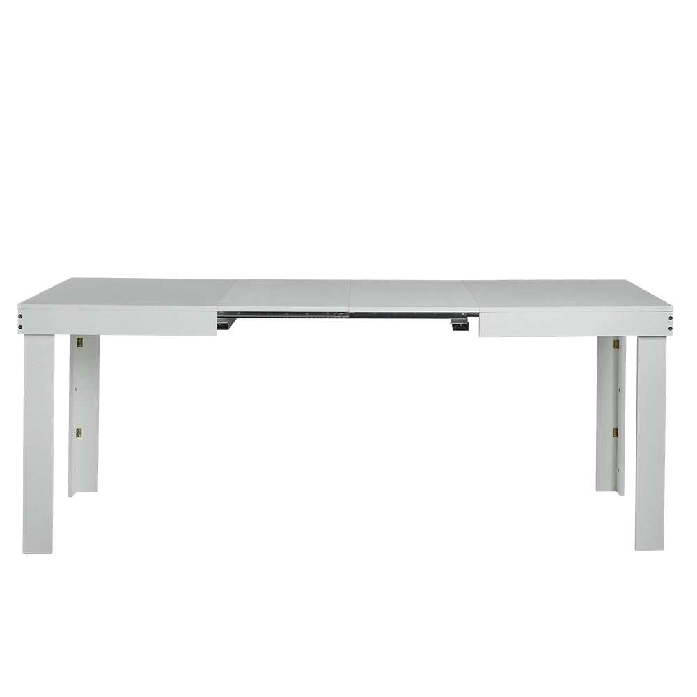 Tavolo da Pranzo Allungabile Fino a 6 Posti 120-200cm Bianco Cucina Estensibile
