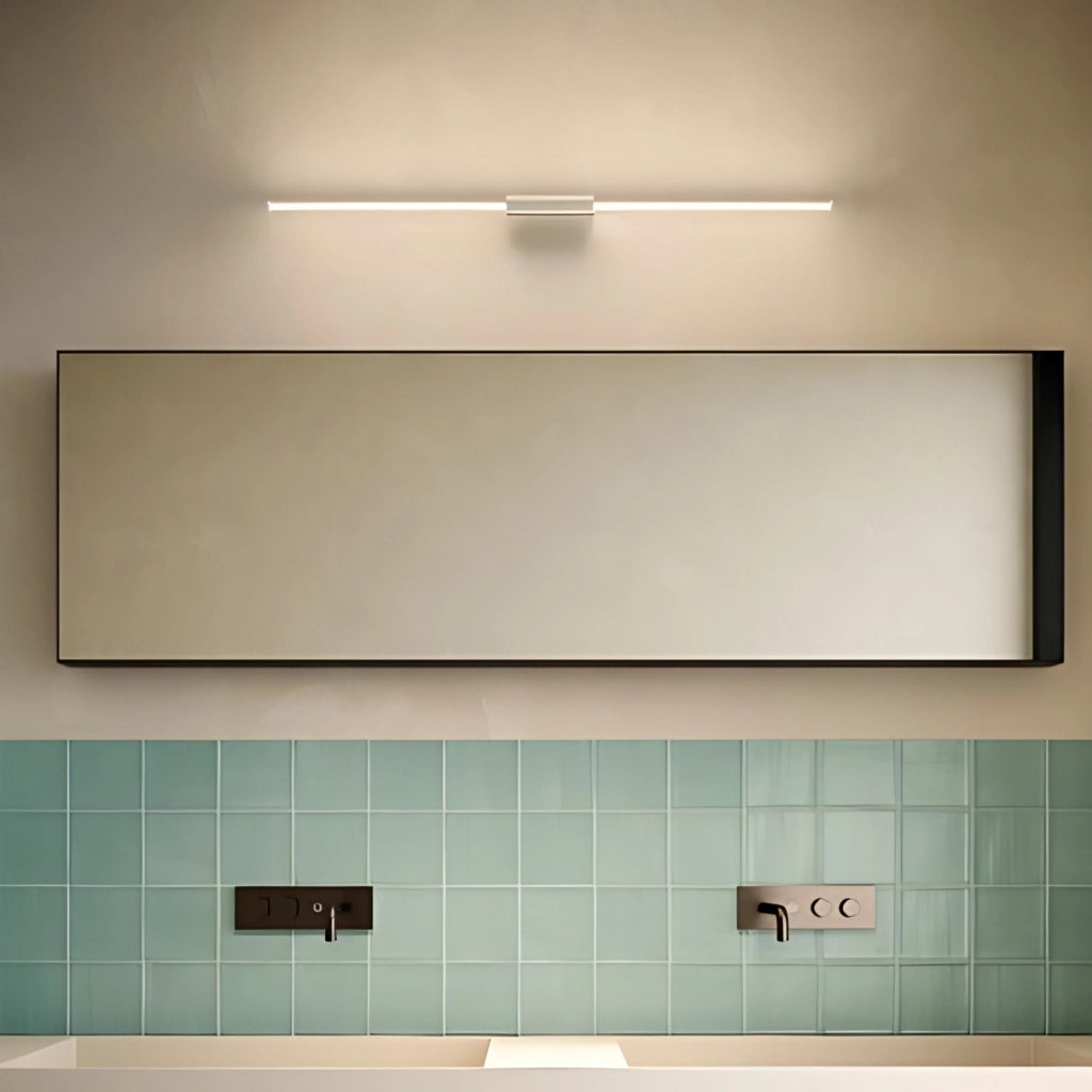 Brilliant Lampada da Parete e Soffitto Lineare LED 12W, Design Minimalista in Alluminio Bianco, Emissione Luce 360 Gradi, Versatile e Dimmerabile