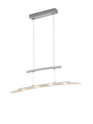 Lampada a Sospensione da Interno a LED in Metallo Nickel Opaco