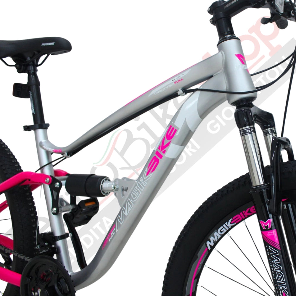 Bicicletta Ragazza Magikbike MTB Twenty Six Full 26" - 21V