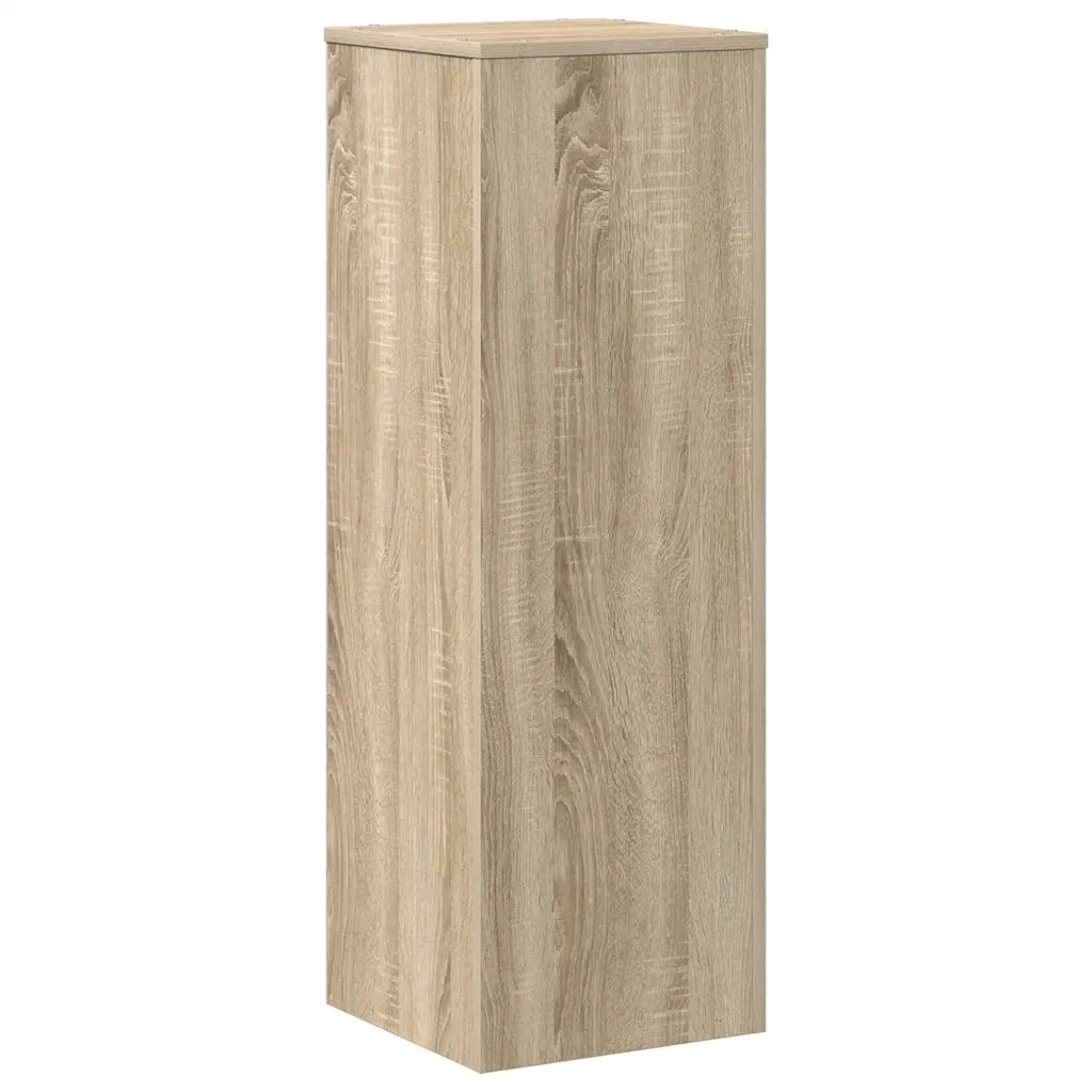 Supporto per Piante Rovere Sonoma 33x33x100cm Legno Multistrato