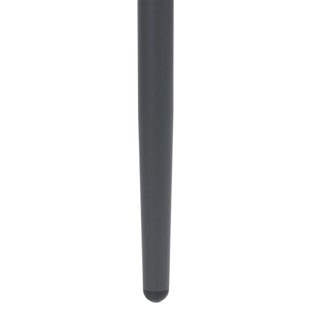 Set di 4 sedie da giardino con cuscini Finitura verniciata a polvere Alluminio impilabile Metallo verde