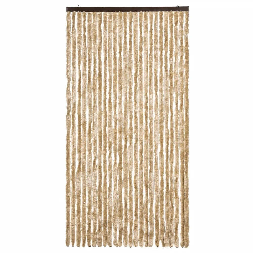 Tenda Antimosche-Zanzariera Beige 100x200 cm in Ciniglia