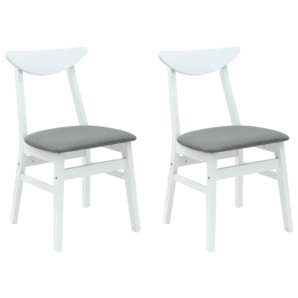 Sedie da pranzo 2 pz | Sedie da cucina Bianco 42 x 47.5 x 81 cm