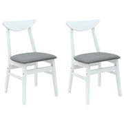 Sedie da pranzo 2 pz | Sedie da cucina Bianco 42 x 47.5 x 81 cm