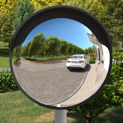 Specchio per Traffico Convesso Nero Ã˜60 cm in Policarbonatocod mxl 121145