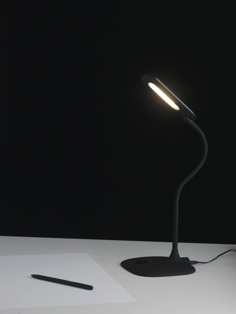 Lampada led da lettura ALMA nero