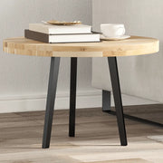 Piano Tavolo Rotondo Ã˜60x4 cm in Legno Massello di Acacia