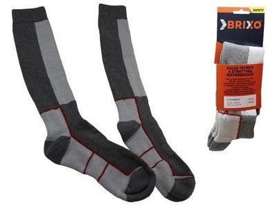 4 PAIA DI CALZE LUNGHE COOLMAX BRIXO TAGLIA 43-46
