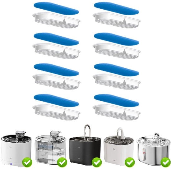 Adatto per FT888 Dispensatore filtro per gatti 8 unità Accessori per animali domestici dispensatore automatico filtro attivato carbone
