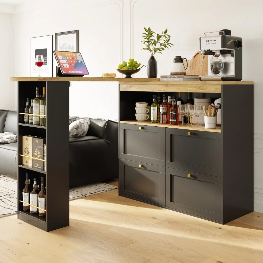 ARMADIO MODULARE Girevole 105x39x102 cm MDF Nero