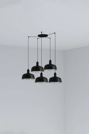 TATAWIN M metallo 5L Lampada a sospensione nera