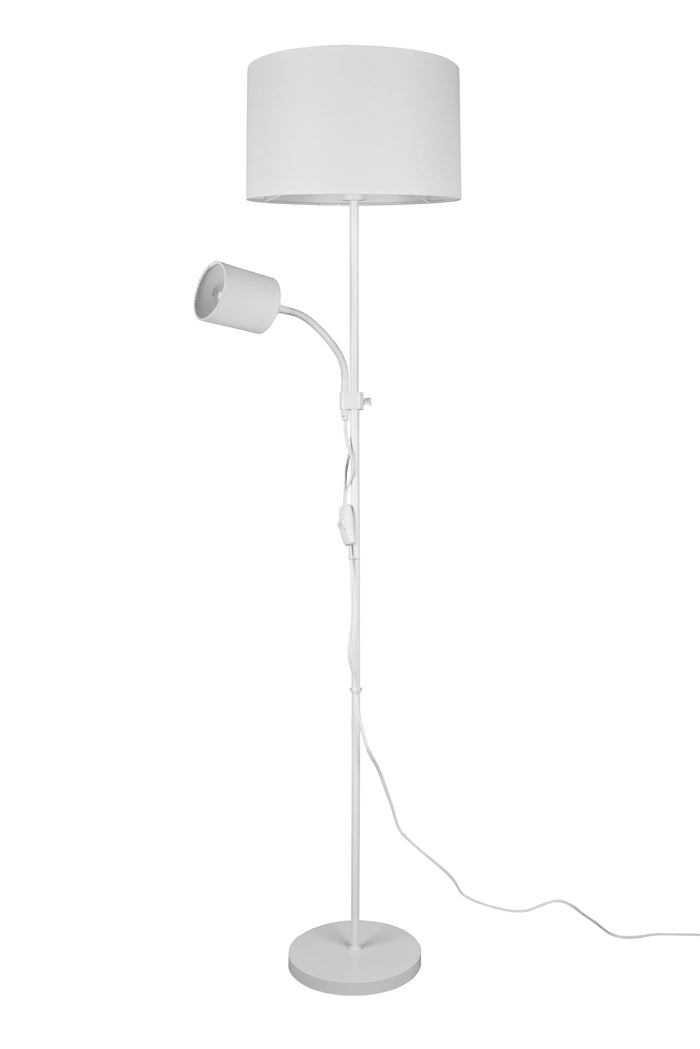 Piantana da Interno   in Metallo Bianco