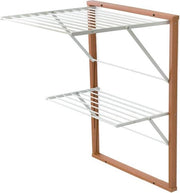 Drogaio in legno - chiusura automatica - 11 m estensibile - Finitura Cherry Ar-It - Cuore del legno