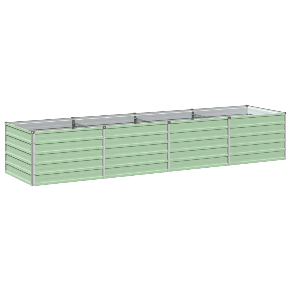 Letto rialzato da giardino Verde Pastello 320 x 80 x 55 cm 8006426
