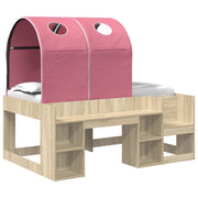 Letto con Tunnel 3 pz Rovere Sonoma e Rosa Legno ingegnerizzato 3423506