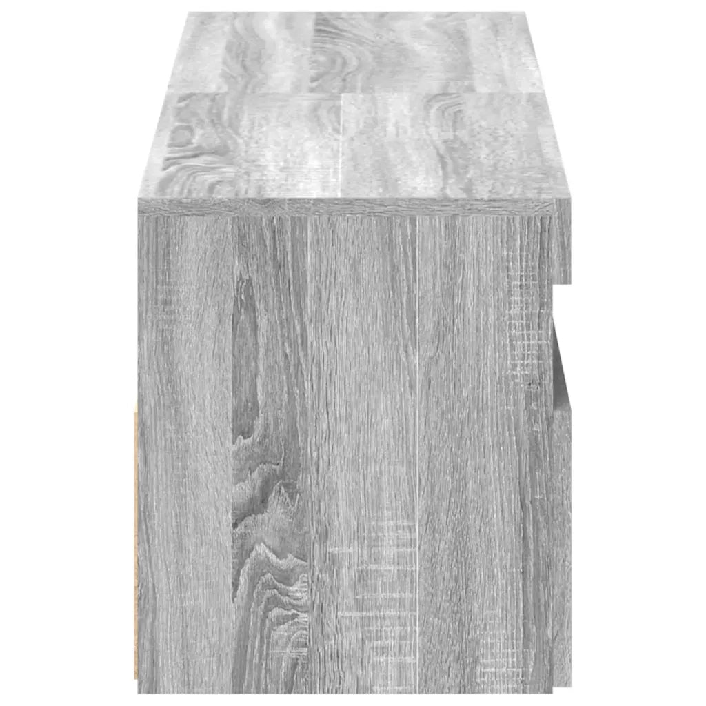 Mobili TV con Luci LED 2 pz Grigio Sonoma 60x35x40 cm 815681