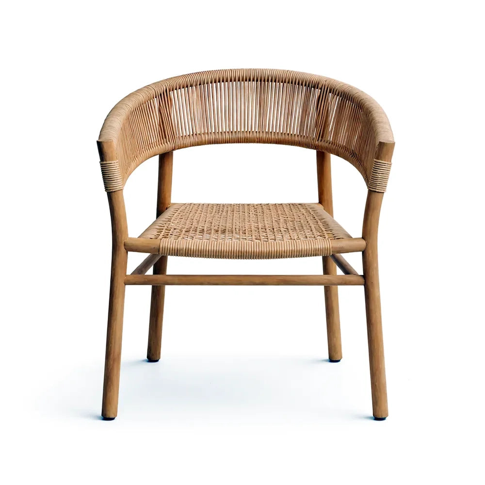 Set 2 Sedie da Giardino in Legno Teak – Aruna