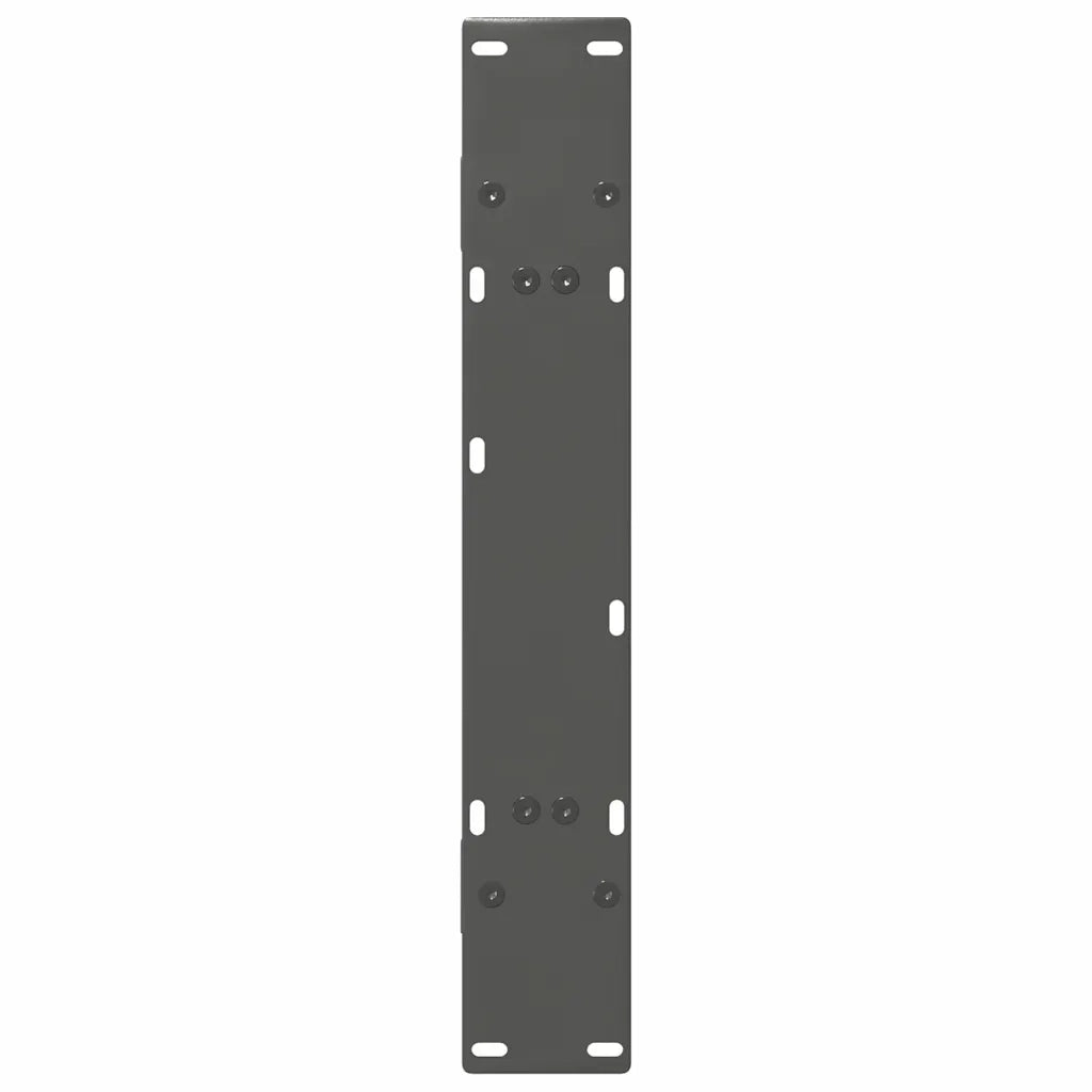 Gambe per tavolo da pranzo a forma di A 2 pz Antracite 80x(72-73) cm Acciaio