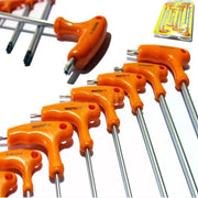 Trade Shop - Set 7 Chiavi Chiavini Torx A T Professionali Manico Modello A T Fai Da Te -