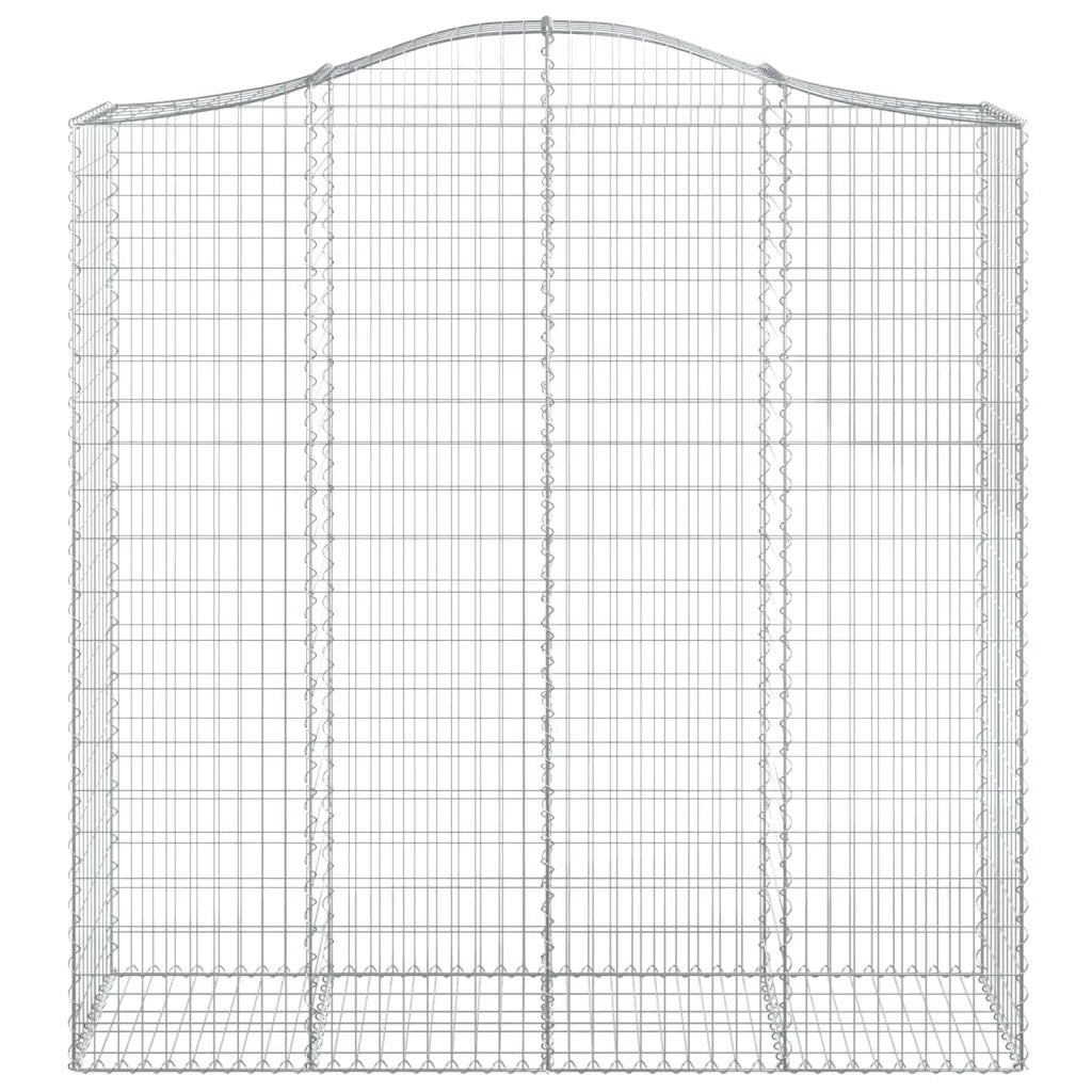 Cesti Gabbioni ad Arco 3 pz 200x50x200/220 cm Ferro Zincato 3145746