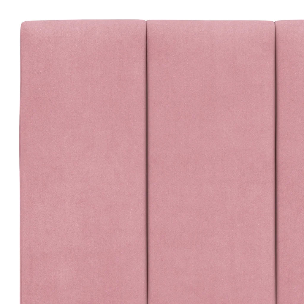 Cuscino Testiera Hanko Rosa 160 cm in Velluto CFW9706525
