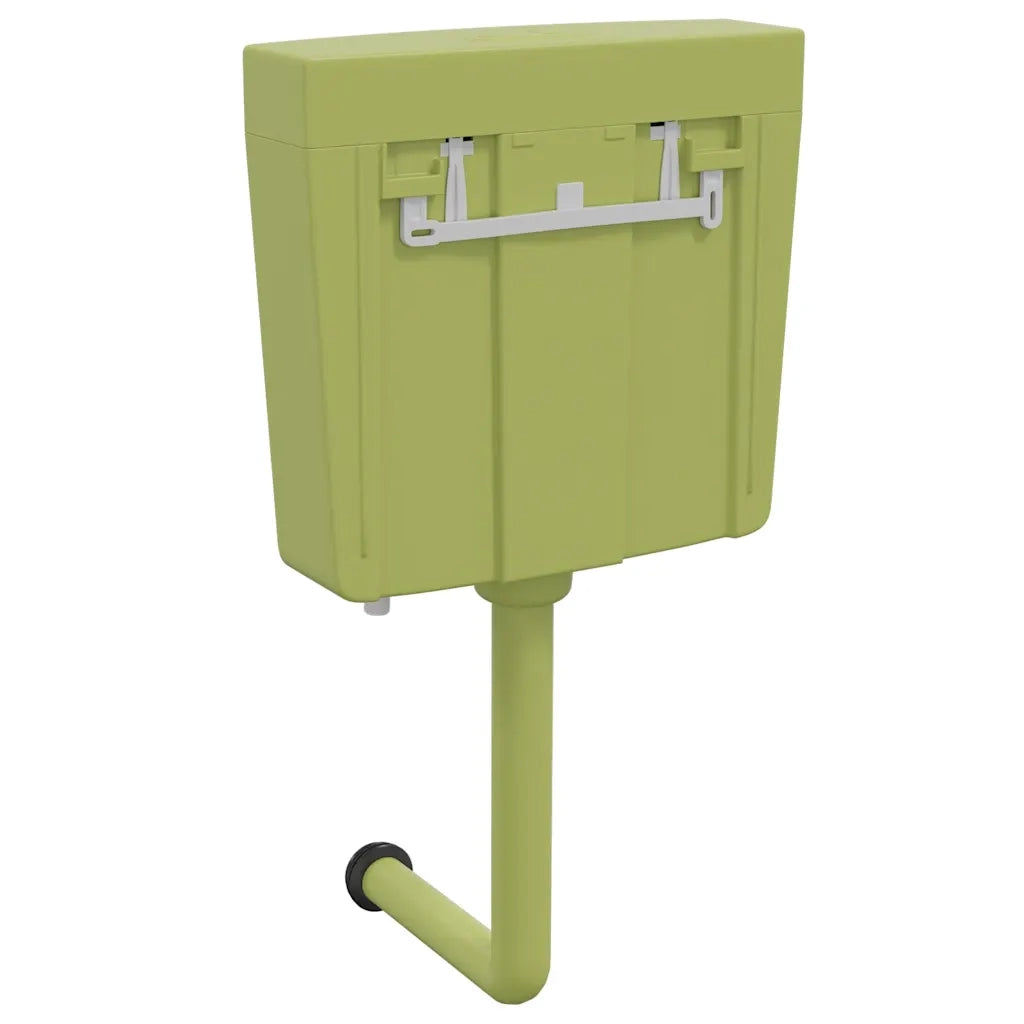 Sciacquone WC con Ingresso Acqua dal Basso 3/6 L Verde Oliva cod mxl 78091