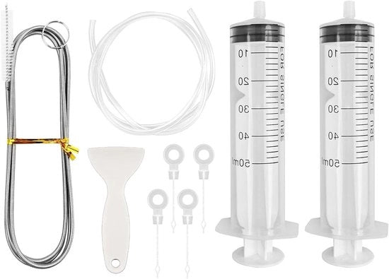 Set di pulizia per frigorifero 9 pezzi - Set di pulizia per fessure di scarico e spirale di pulizia per tubi - Penna di pulizia per frigorifero e strumenti di pulizia per cucina - 9 pezzi - Pulizia efficace e manutenzione del tuo frigorifero