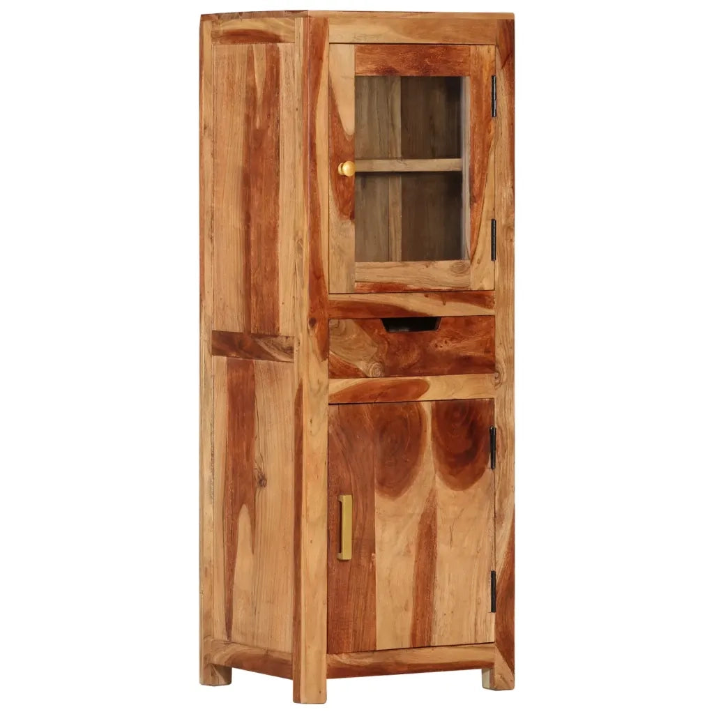 Credenza 40x34x110 cm in Legno Massello d'Acacia 338431
