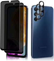 Display Screen Protector per Samsung Galaxy M15 5G, 2+2 pezzi, vetro resistente al graffio 9H, krasbestendig, anti-spy.